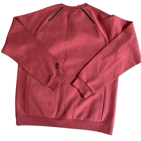 Nike Sportswear Tech Pack Quilted NSW PE Crew Sweatshirt (Red) LARGE BV3697-661 - Picture 2 of 7